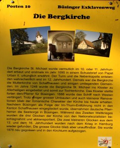Sign near a chapel in Germany